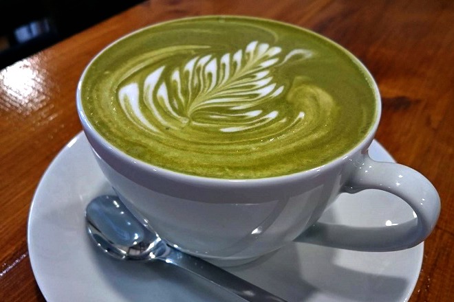 matcha latte<br>